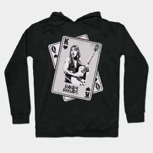 Retro Randy Rhoads 80s Card Style Hoodie